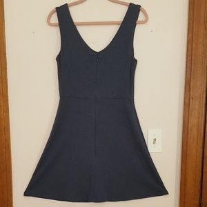 Dahlia denim color knit jumper dress